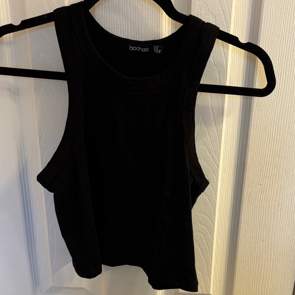 Boohoo Black Tank Top